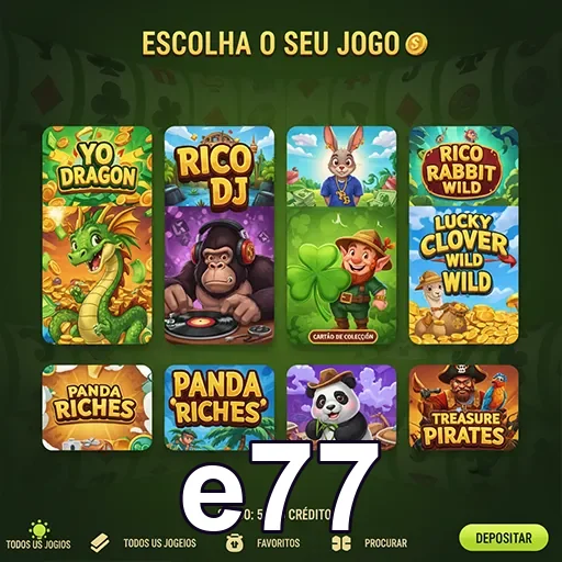 App e77 no celular com acesso rápido